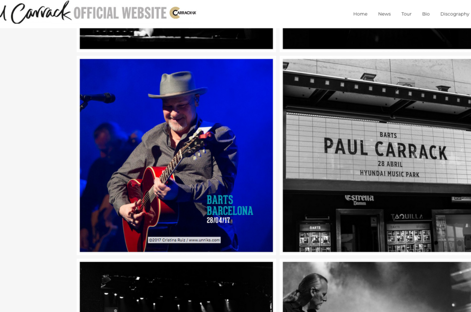 Paul Carrack Official Website