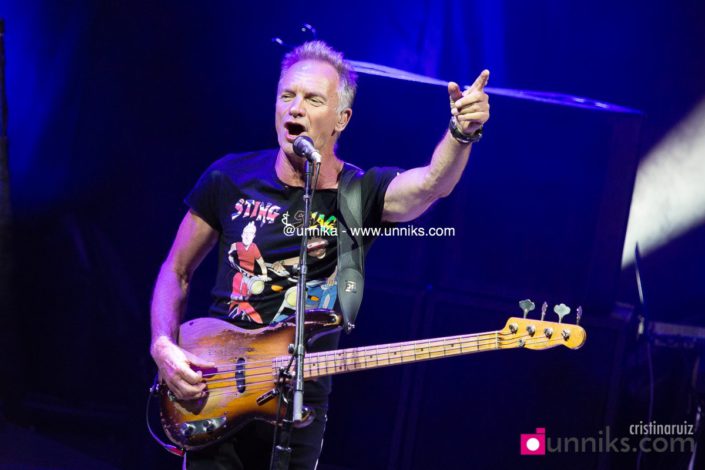Fotografia de Sting al Festival de Cap Roig